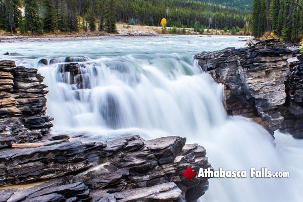Athabasca Falls During April