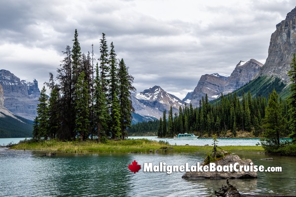 Maligne Lake Boat Cruise During April